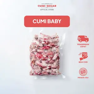 Cumi Asin BABY Premium Bersih Dan Empuk Siap Masak Cocok Sambal Ijo Dan Balado Bisa Cod Tinggi Segar Ikan asin Kemasan Vakum - Ikan asin Murah - Ikan asin Fresh - Ikan asin