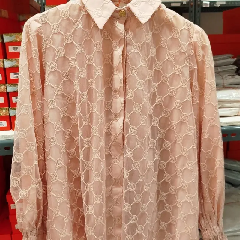 Baju Muslim Wanita Monogram Lace INP Napus Nada Puspita - Dewasa, Dress, Panjang, Atasan, Shakila, Remaja, Katun