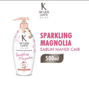 K NATURAL WHITE Sabun Mandi Cair Magnolia Botol 500ml