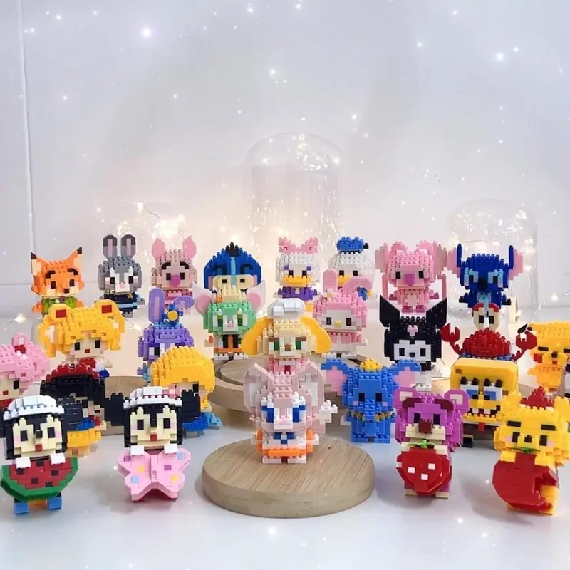 Nano Block Model DIY Karakter Balok Susun Edukasi Anak Bricks Mini Blok Hadiah Mainan Plastik Toys 7