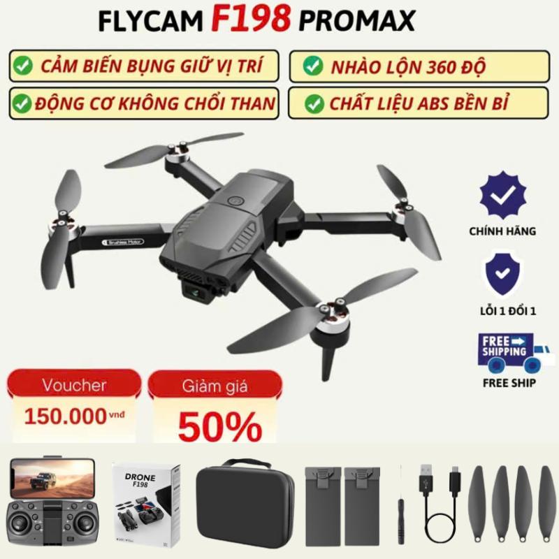 PIycam Mini, Flycam Giá Rẻ, Máy Bay Không Người Lái F198 Camera Kép