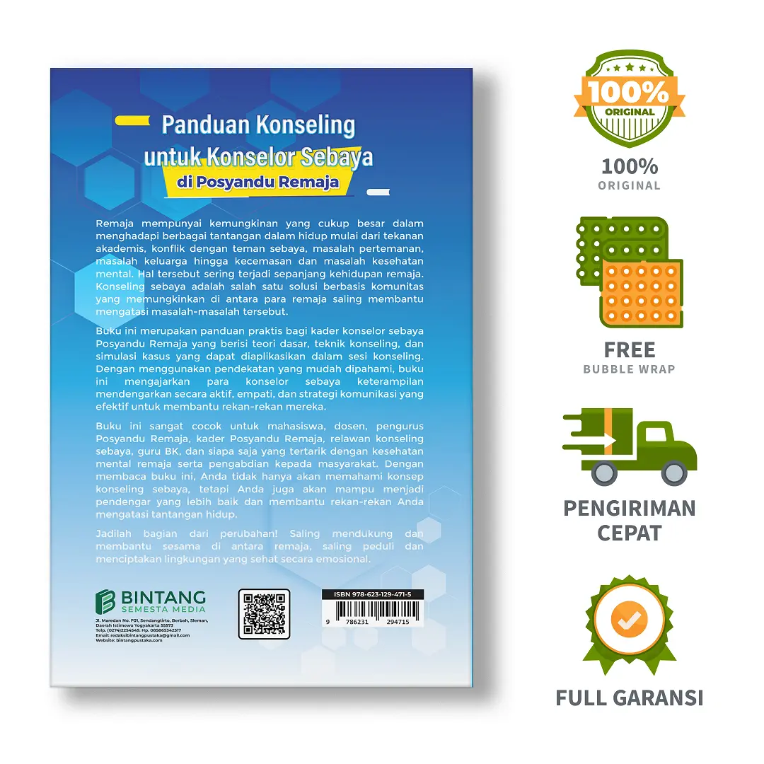 Panduan Konseling untuk Konselor Sebaya di Posyandu Remaja - Nurleila Jum’ati, S.Psi., M.M., M.Psi., Psikolog., dkk.