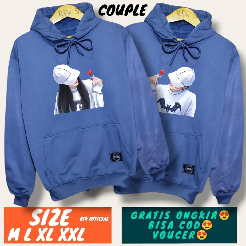 jaket couple pasangan / Sweater couple pasangan 2 pcs tebal / COUPLE SARANGHEO / Sweater couple pacar / Hodie couple pasangan / jaket couple pasangan terbaru 2023 / jaket couple pasangan pacar 2pcs / Baju couple pacar / Baju couple pacar kekinian 2023 3