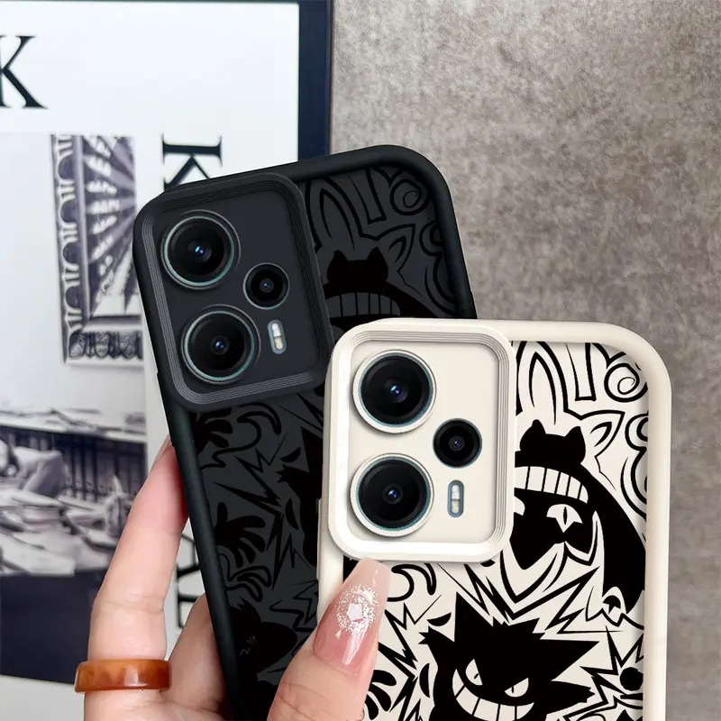 softcase soft case casing hp Xiaomi Poco F5[5G],Gengar,Tahan jatuh,softcase,kreativitas,kepribadian,TPU material,Baru,cover Ponsel Protection 5
