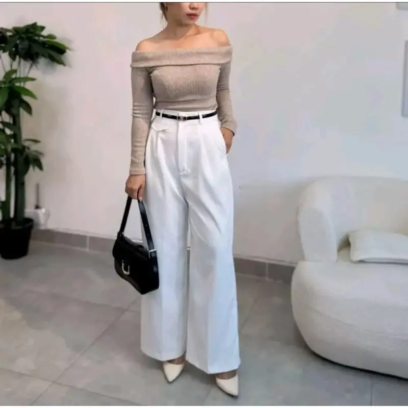 ORO PANTS - Celana Kerja Anti Kusut - Loose Pants Kulot Wanita 6