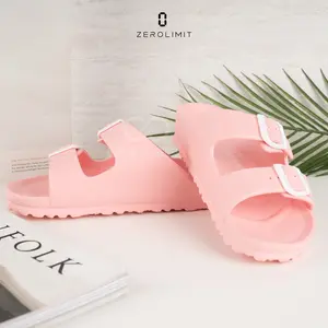 Sandal Wanita Sendal Cewek Tali Dua Empuk Bahan Karet Eva Phylon Ringan Sendal Anti Air