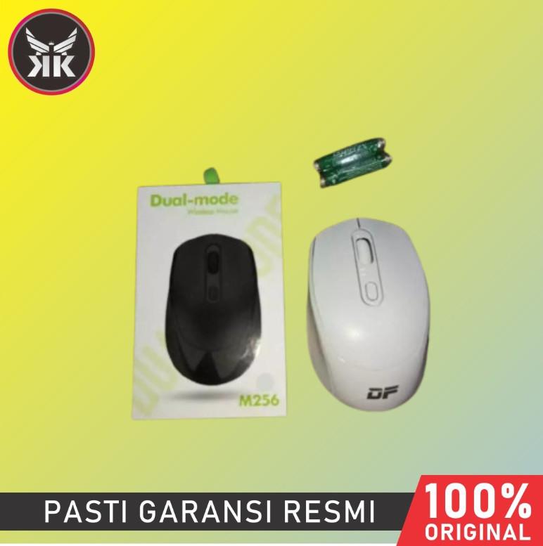 MOUSE WIRELESS + BLUETOOTH DUAL MODE DF M256 buat komputer kantor dan sekolah 8