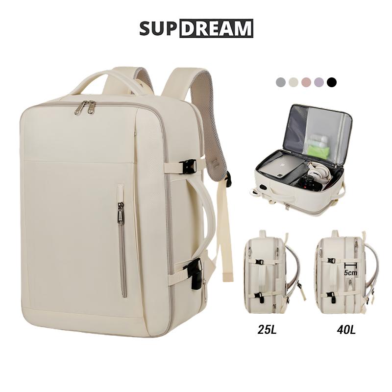 Ba lô du lịch đa chức năng không thấm nước thích hợp cho máy tính xách tay 16 inch ngoài trời với túi Hành Lý và giày Unisex