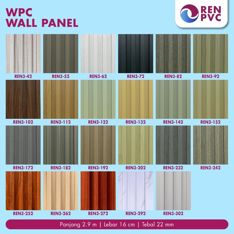 REN PVC - Wall Panel WPC | 3D Wood Panel WPC 2CM - Shop | Tokopedia