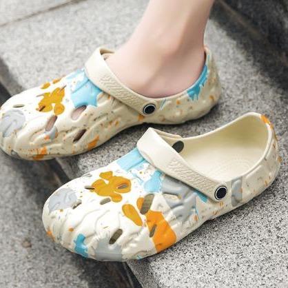 THANH LÝ LẺ SIZE Dép Sục FASHION Nam EVA Mềm Mại Chống Trơn êm mềm thoáng khí tiện dụng DéP GiàY Shoes quai thể thao cho kẹp đúc