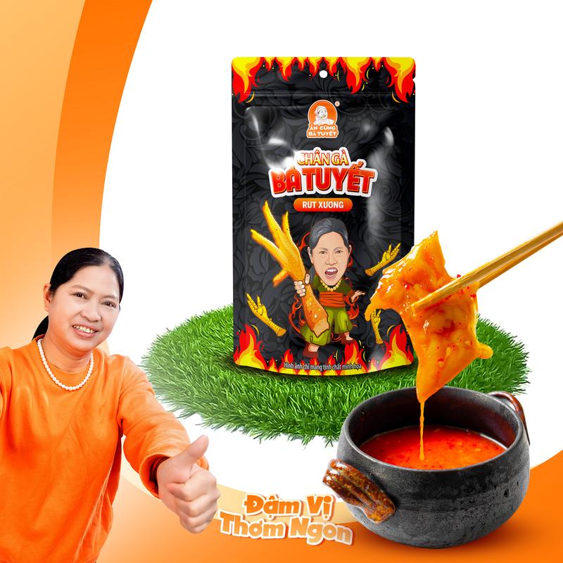 CHÂN GÀ TÊ CAY RÚT XƯƠNG - ĂN CÙNG BÀ TUYẾT