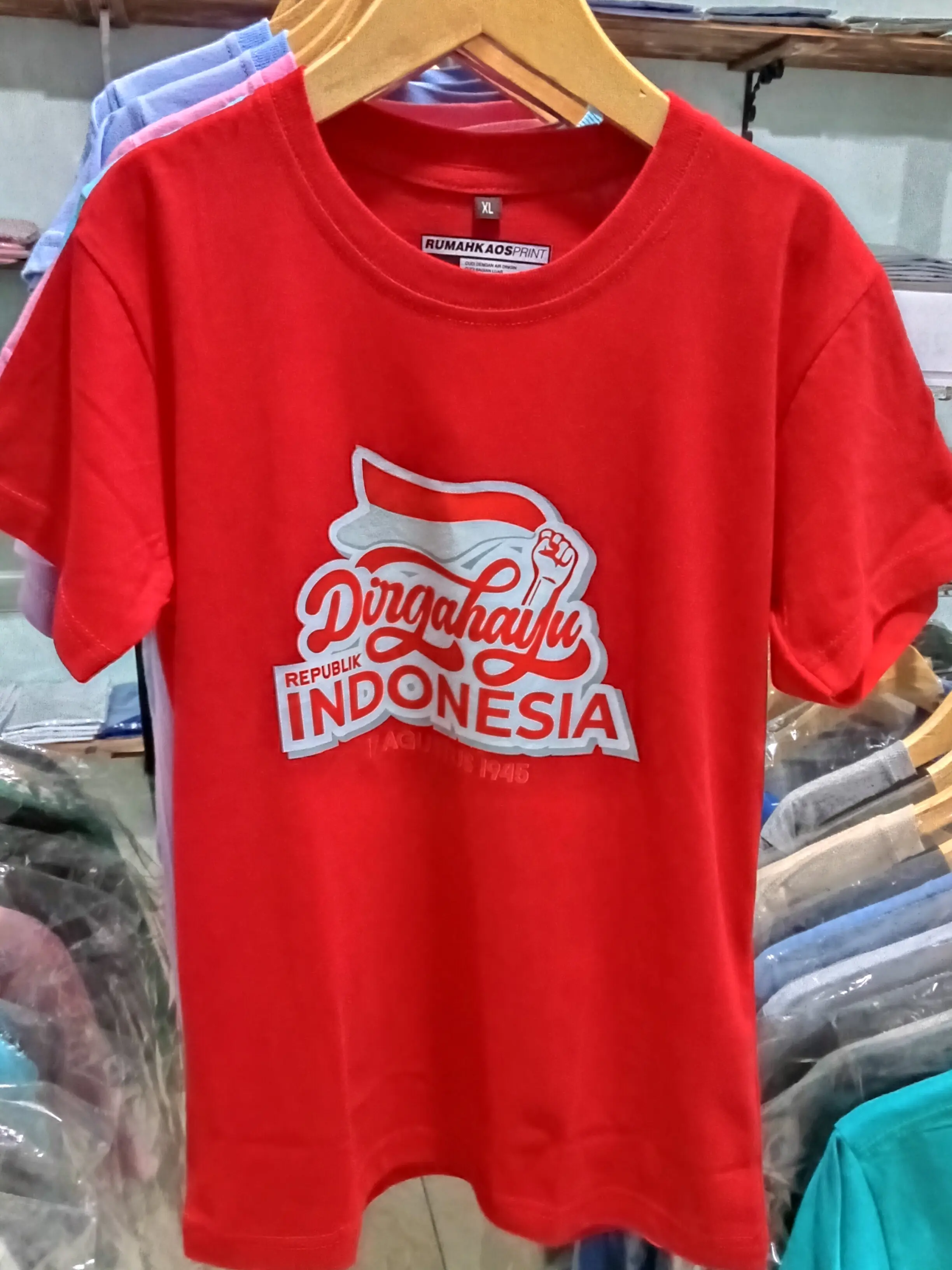 KAOS ANAK DIRGAHAYU KEMERDEKAAN INDONESIA