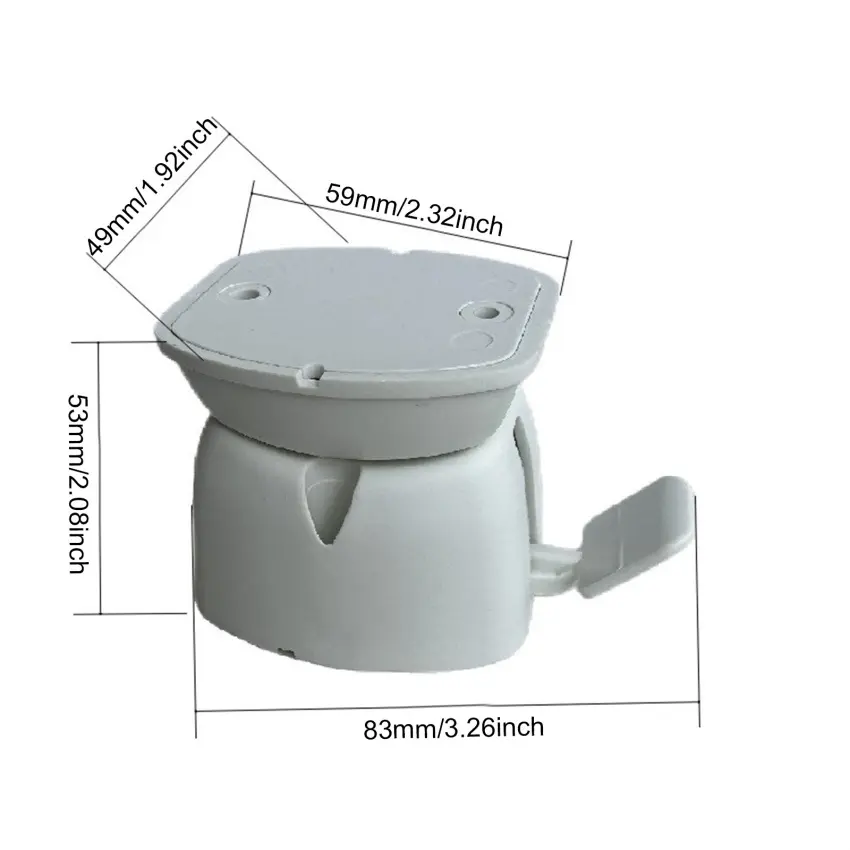 Universal RV Baggage Door Catch Compartment Clips Plastic Door Catch Latch Holder Cargo Trailer Caravan Motorhome Stop Entry