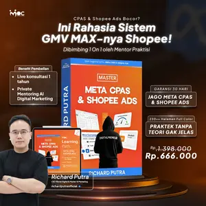 Paket B*mbing*n + Buku Master M*ta CP*S & Sh*pe* Ads - Belajar dan Dibimbing Sampai Iklan Jalan!