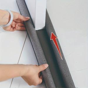 ドア下部隙間テープ、寝室やアパートのドア用防風・防音下付きテープ、簡単取り付けのドアシーリングストリップ