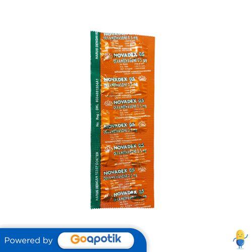 NOVADEX 0.5 MG STRIP 10 KAPLET