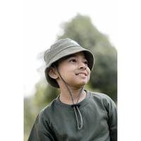 Gambar MINI COTTONS Topi Premium Bucket Hat Anak Fashion - Green dari Minicottons Indonesia Kota Bandung 4 Tokopedia