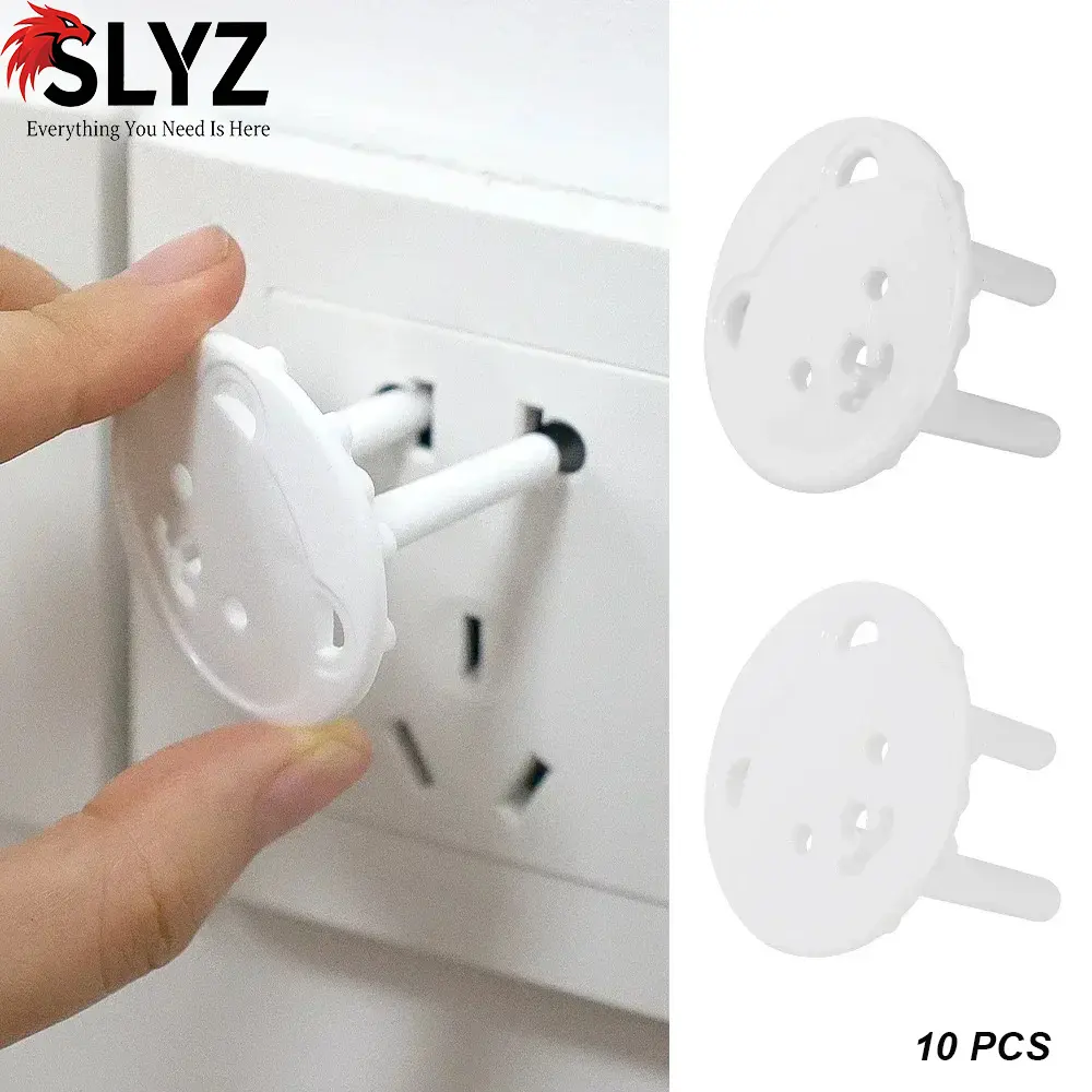 Slyz Penutup Stop Kontak Listrik - Desain Beruang, Aman & Estetis (10 Pcs)