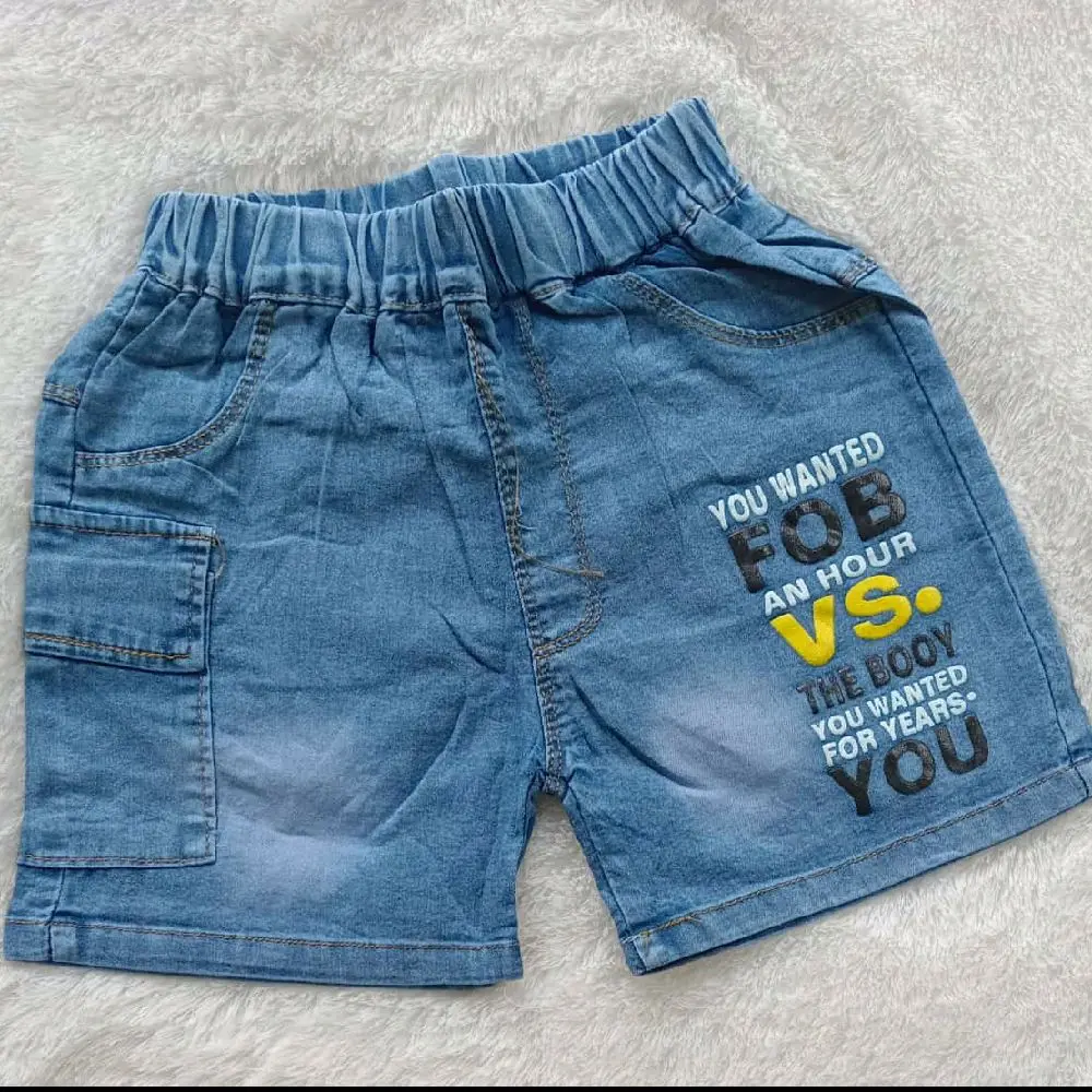 celan hotpant jeans cowok, celana cargo jeans (4-7th)