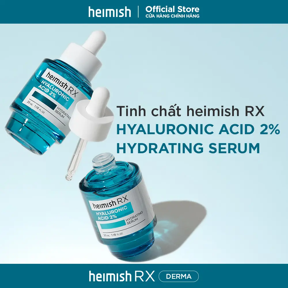 Tinh chất dưỡng ẩm heimish RX HYALURONIC ACID 2% HYDRATING SERUM (35ml)
