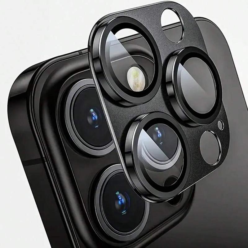 Miếng dán chống trầy cho ống kính camera dành cho iPhone 18/17/16/15/14/13/12/11 Pro Max/15/14/12/13/11 Pro, phụ kiện miếng dán màn hình chống trầy bền bỉ, tương thích với ốp lưng chống va đập, kính cường lực độ nét cao, bảo vệ khỏi rơi và va chạm