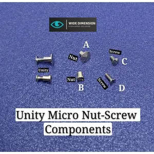 mur baut mikro untuk kacamata, jam tangan, dan kerajinan