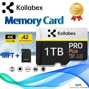 Original Kollabex Memory Card SD Card 32GB 64GB 128GB 256GB 512GB 1TB High Speed Class10 SD/TF Flash Card 1TB For Smartphone Table PC Camera