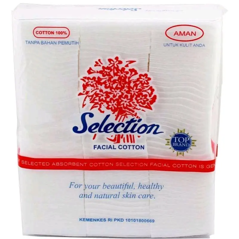 Selection Facial Cotton 100% Katun Aman untuk Kulit Anda Tanpa Bahan Pewangi KEMENKES RI PKD 10101800669