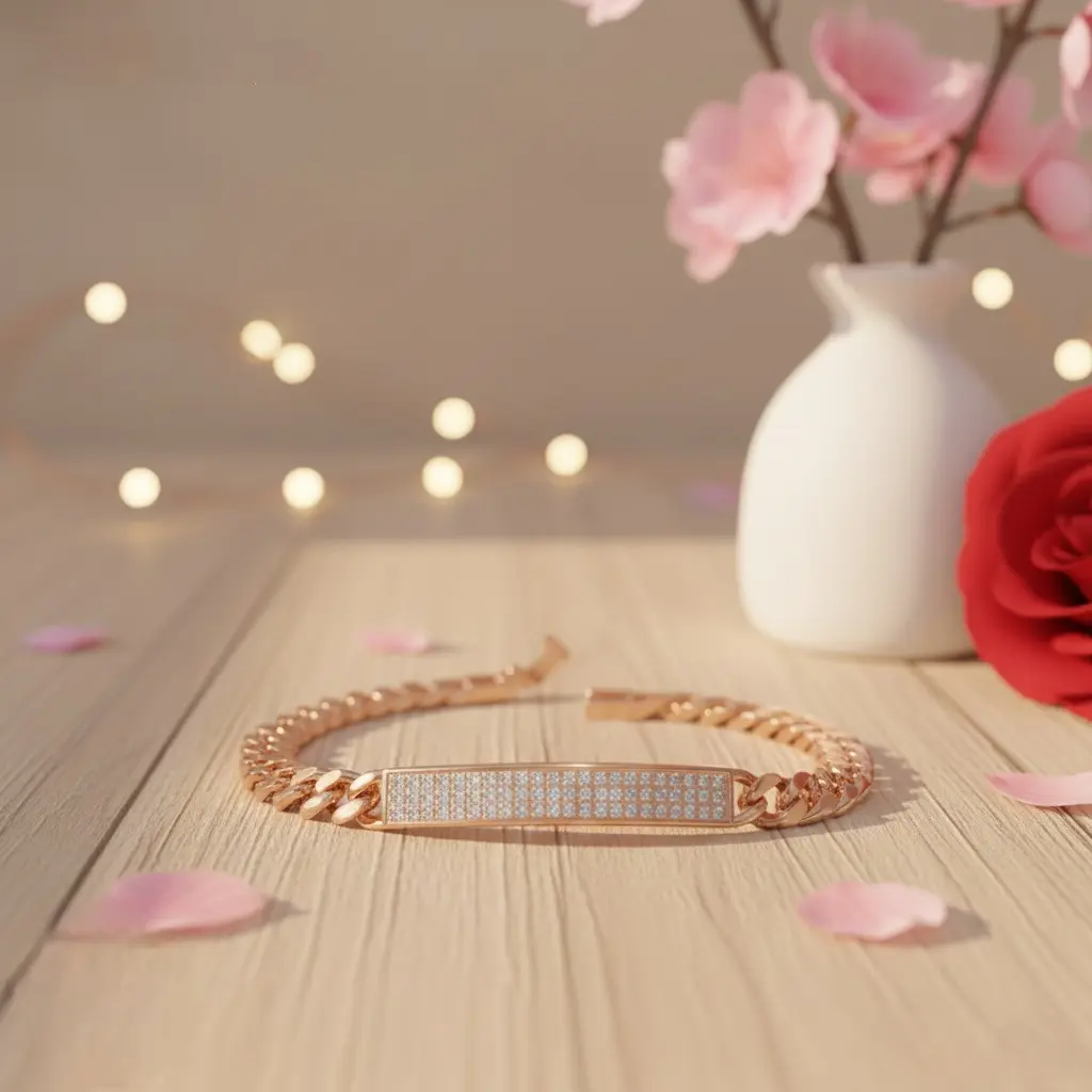 Gelang Permata Rantai Liny Warna Emas Aksesoris Perhiasan