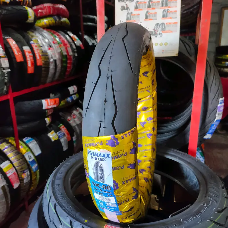 PRIMAAX SK06 90/80-17 80/80-17 70/90-17 80/80-14 90/80-14 100/80-14 Tubeles copy pirelli super corsa  ban donat primaax sk06 ban harian tubeles ban matic 7