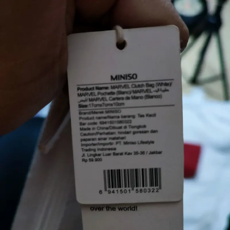 MINISO MARVEL CLUTH BAG TAS KOSMETIK 3