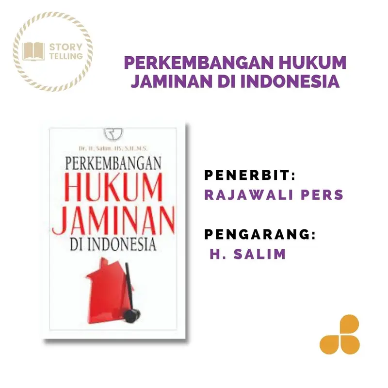 Buku Perkembangan Hukum Jaminan di Indonesia  By H. SALIM 0