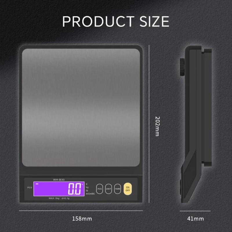 Cân Trọng Lượng Điện Tử, Chuyên Nghiệp, Màn Hình LCD, Cân Kỹ Thuật Số, Cân Cầm Tay Mini, 1 Chiếc, Phạm Vi Trọng Lượng: 10kg / 1G 2