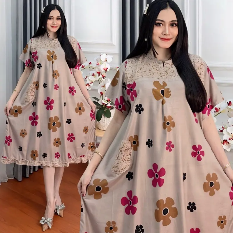 Daster Salsabil Ld 120 Rayon Premium Kekinian Bumil Busui Friendly 2