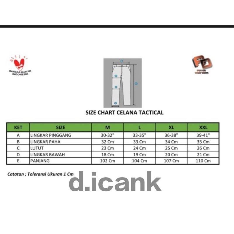 Celana Paspampres / Celana Tactical / Celana Lapangan Quick Dry. Katun Street Korea 6