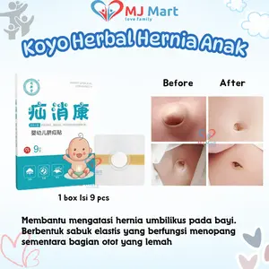 Koyo Herbal Hernia Anak Patch Umbilical Hernia Belt Baby / Koyo Herbal Hernia Anak / Anti Pusar Bodong / Hernia Patch For Baby