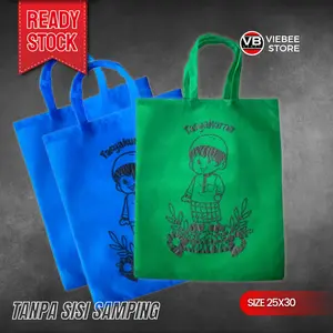 ( Isi 50 Biji)  Tas Khitanan Murah Bingkisan Hajatan Muat Box Sarung Atau Jajan Snack Khitanan Flat 25x30