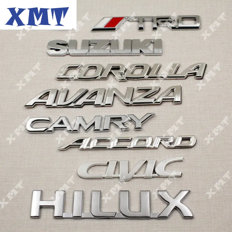 XUMINGTT TRD--CIVIC-HILUX-SUZUKI-CAMRY-ACCORD-COROLLA-TOYOTA AVANZA LOGO OEM EMBLEMS LOGO