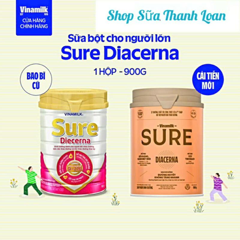   VINAMILK MẪU MỚI  SỮA BỘT VINAMILK SURE DIECERNA 400G  900G - SHOPSUATHANHLOAN. 