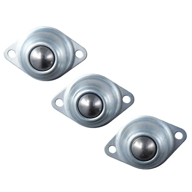 Bộ Chuyển Bóng Lăn Bằng Thép, 6 Cái, Tay Lái Linh Hoạt, Xoay 360º, 14Mm / 0.55 Inch, Bộ Chuyển Bóng Tròn, Khả Năng Tải 40lbs Cho Thiết Bị Gia Dụng 0