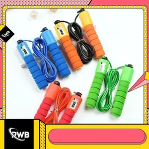 Skipping Rope Yang Dilengkapi Dengan Penghitung Lompatan Dan Pegangan Yang Lembut Outdoor