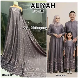 ALIYAH kain meteran bahan DRS SILK | bahan gamis dress tunik dll• harga tertera harga per setengah meter
