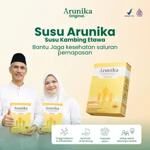 Arunika Susu Kambing Etawa Original 400gr Bantu Meredakan Batuk dan Melancarkan Masalah Sesak Nafas