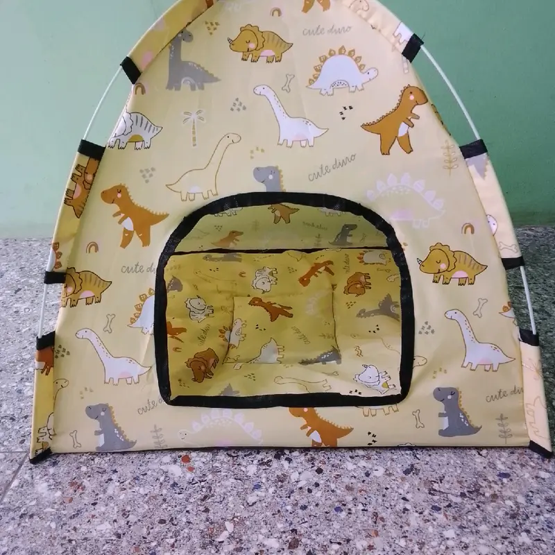 Tenda anabul kucing/anjing Full seat Tenda Dan Kasur kasur hewan peliharaan kuning sofa 6