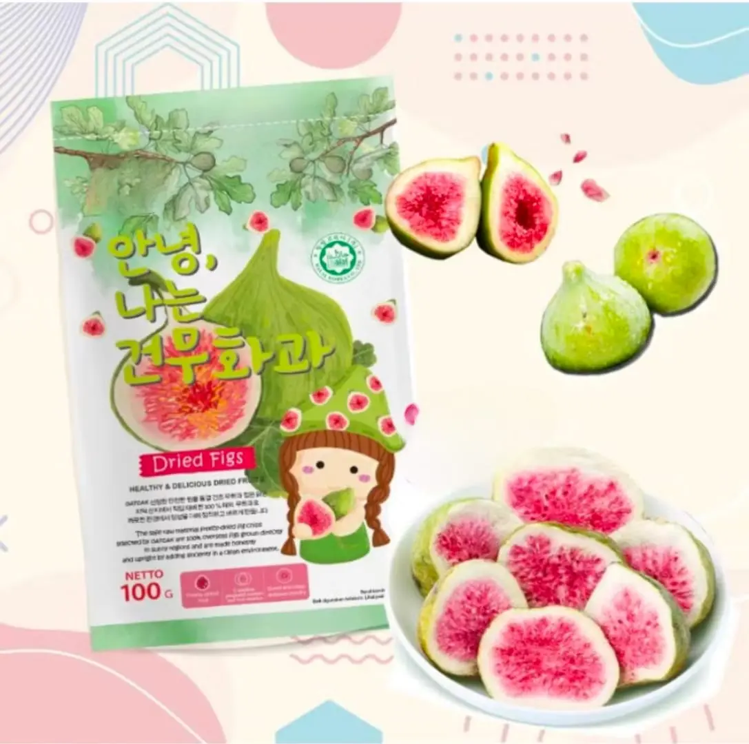 FREEZE DRIED FIGS - SNACK BUAH TIN KERING - CEMILAN BUAH BEKU KERING 100 % BUAH SEGAR ASLI PILIHAN TERBAIK