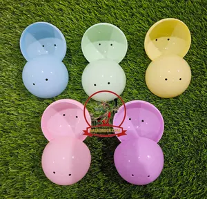 Bola Undian Kapsul Kosong Mesin Gashapon Warna Pastel 7CM | Gashapon Eggshell Pastel Color