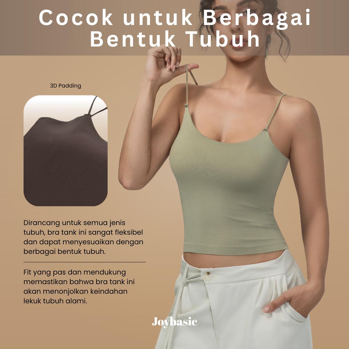 Joybasic Easy Fit Curve Bra Tank Super Lembut Joybasic Easy Fit Curve Bra Tank Super Lembut