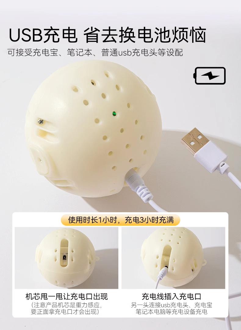 Product Introduction of Đồ Chơi Cho Chó, Bóng Nhảy Nhồi Bông Chạy Điện, Tự Hài Hước Bằng Giọng Nói, Dễ Phai, Dụng Cụ Hữu Ích, Có Thể Sạc Lại, Hát Và Nảy, Chống Cắn, Búp Bê 6
