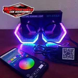 Shroud akrilik 2.5 inch & 3 inch HEXA 5D type v Vietnam Style Angel Eye Premium quality