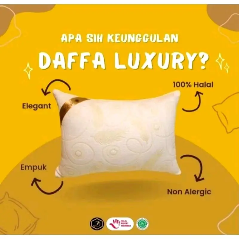 Bantal / Guling Daffa  Jumbo 100% original